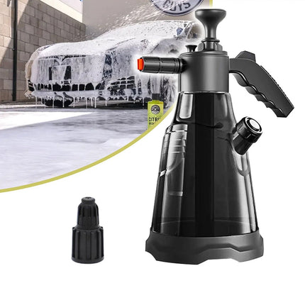 2.3L Pressure Sprayer Foam Cannon - Hand Pump Car Wash Soap Applicator with Heavy Duty Can