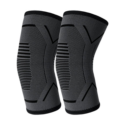 2X Knee Compression Support Sleeve for Patella Arthritis & Gym Pain Relief