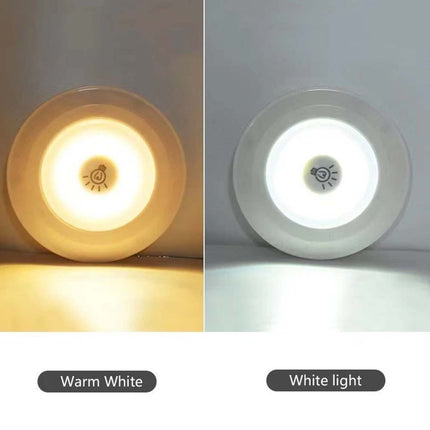 3Pcs Remote LED Push Lights Under Cabinet Dimmable Timer Battery Operated
