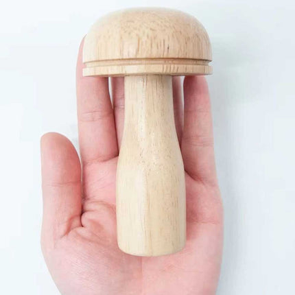 Mini Darning Loom Mushroom Knit Patch Kit for DIY Weaving Repair