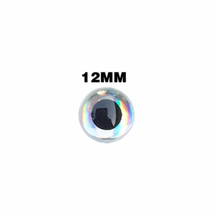 100Pcs 3D Holographic Fish Eyes for Lure Fly Tying Jigs Crafts Dolls