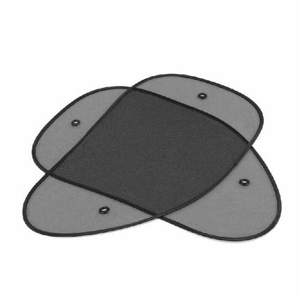2Pcs Car Sun Shade Mesh – Max UV Block for Front/Rear Window & Kids
