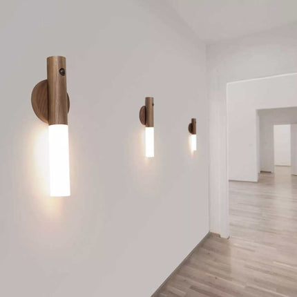 Wireless USB Rechargeable Motion Sensor LED Wall Light Magnetic Lamp