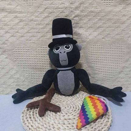 Short Plush Gorilla Monkey Stuffed Animal Toy Doll Gift for Kids