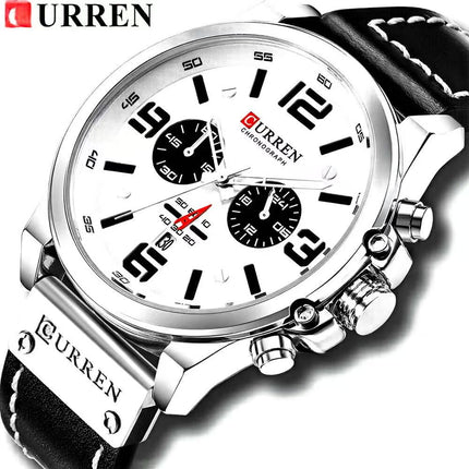 Men's Military Sport Silicone Watch with Calendar for Boys