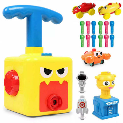 Balloon Powered Car Toy | Inertia Launch Vehicle for Kids Science Experiment