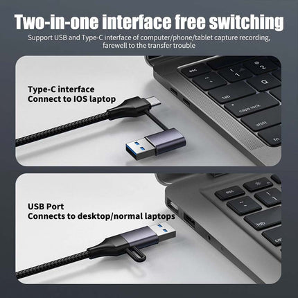 5-in-1 USB-C to Gigabit Ethernet Adapter: 1000Mbps RJ45 LAN + 3 x USB 3.0 Ports