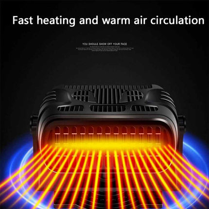 12V DC Portable Electric Car Heater Fan Defogger Defroster Demister