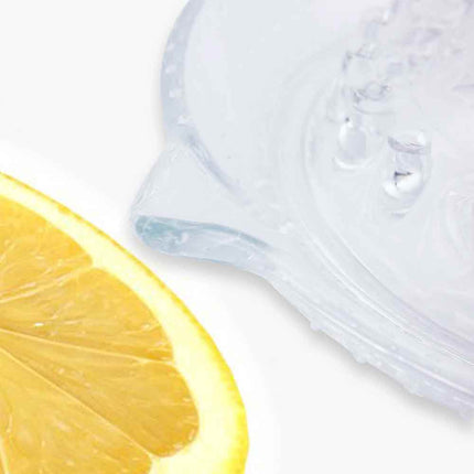Traditional Glass Lemon Squeezer Handheld Juicer Press 13cm