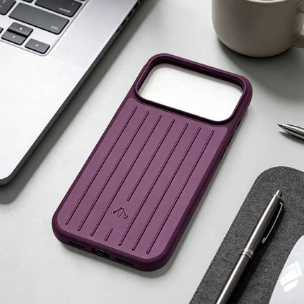 Burgundy Aluminum Phone Case for iPhone 18 Pro Max