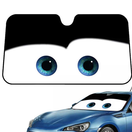 Cartoon Eye Sun Shade for SUV Front Windshield Auto Visor Cover