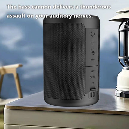Portable Mini Bluetooth Speaker with RGB Lights Loud Sound & Deep Bass