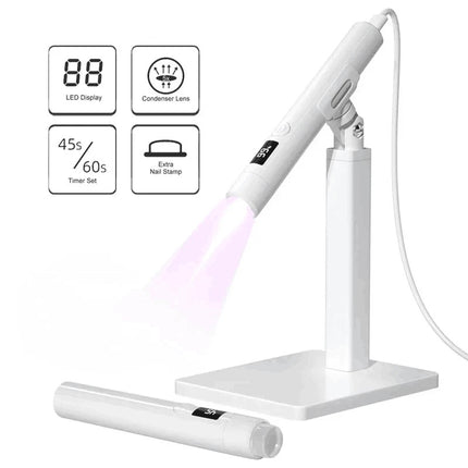 Mini UV LED Nail Lamp Portable Gel Polish Curing Dryer Light