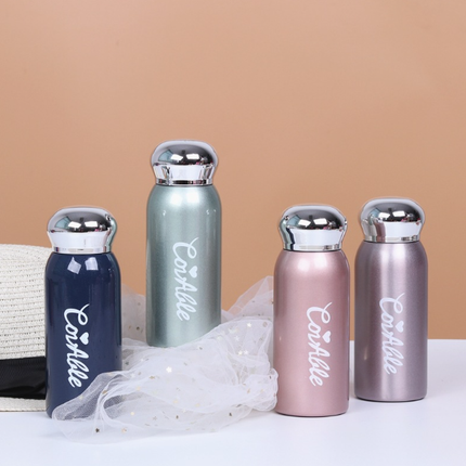 220ml Mini Vacuum Flask Stainless Steel Insulated Water Bottle