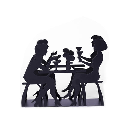 Metal Iron Human Figure Napkin Holder for Kitchen Table Decor