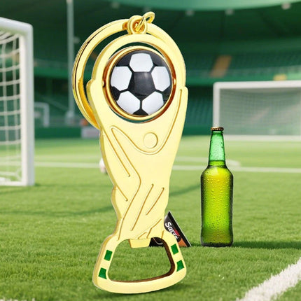 2PCS Mini 2026 FIFA World Cup Keychain Football Pendant Bottle Opener for Soccer Fans Gift