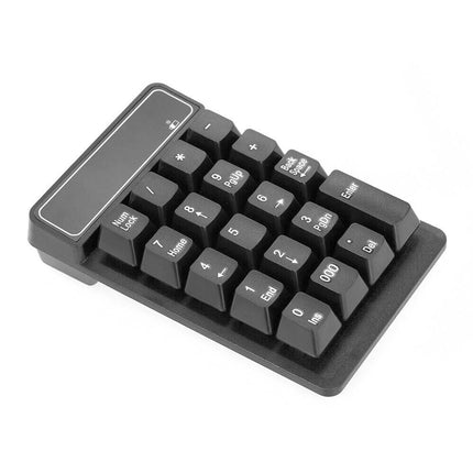2.4GHz Wireless Mechanical Feel 19-Key Numeric Keypad