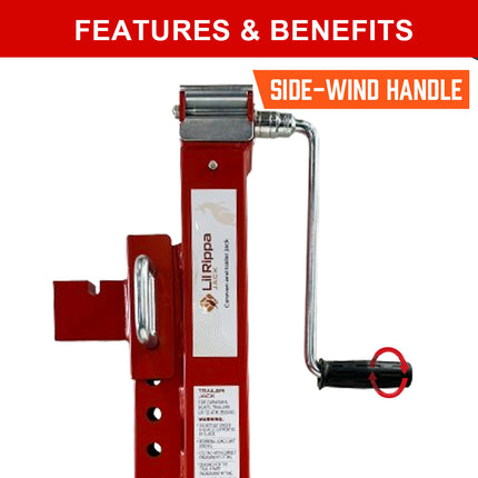 1500KG Heavy Duty Trailer Stabilizer Leg - for Boats, Caravans & Jet Skis | ASS Brand