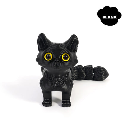 16CM Articulated Cat Toy, 3D Printed PLA Joints Fidget Figurine Gift