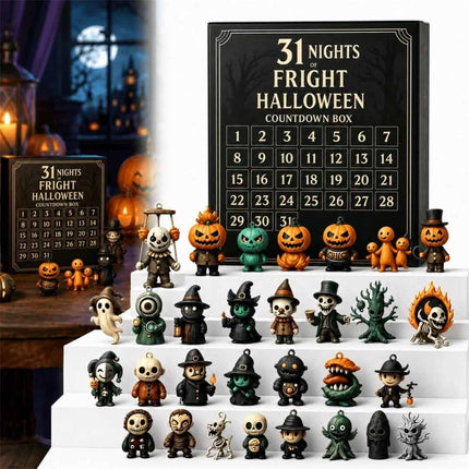 2026 Halloween Advent Calendar 31 Nights of Fright Countdown Gift Box