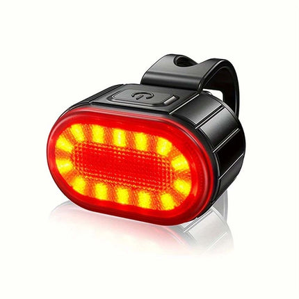 2PCS Super Bright Bike Light Set Front & Rear Waterproof LED Torch