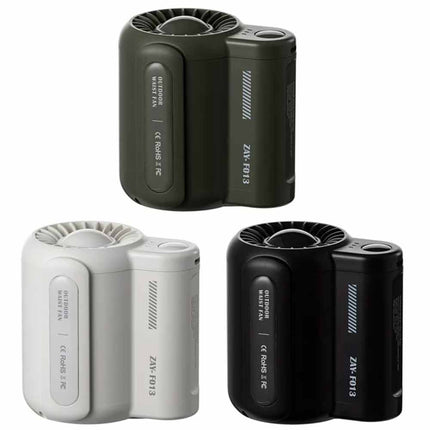 Wearable Cooling Fan - Rechargeable, 360° Airflow for Office, Sports & Travel