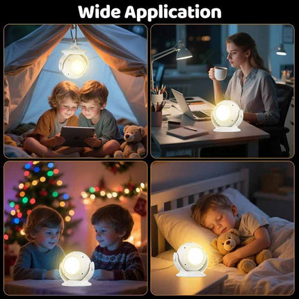360° Rotating Galaxy Starry Sky Projector Night Light LED Planetarium Lamp