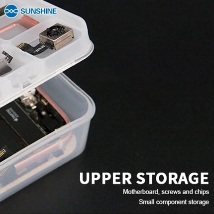 Multi-Functional Storage Box for Mobile Phone Repair Tools & Parts