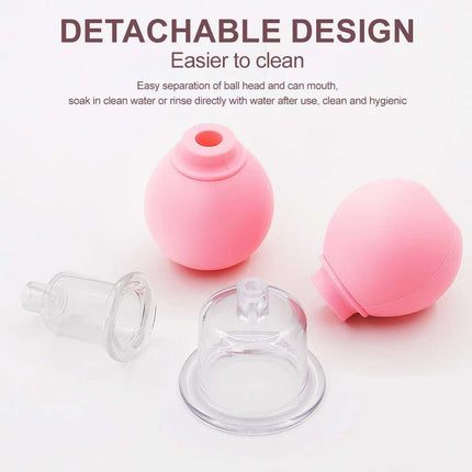 4PCS Facial Cupping Set – Glass Massage Tool for Revitalized Skin