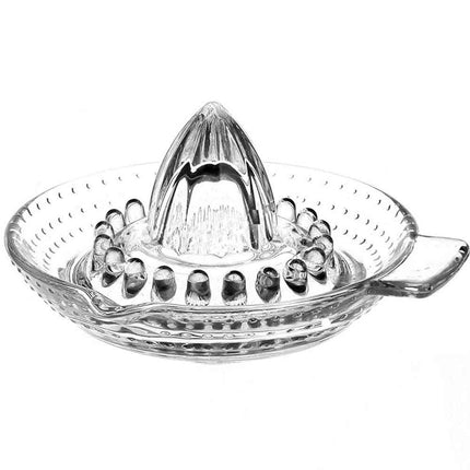 Traditional Glass Lemon Squeezer Handheld Juicer Press 13cm