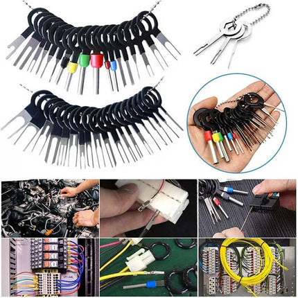 70-Piece Terminal Pin Removal Tool Kit | Automotive Connector Extractor & Ejector Pin Set for Electrical Repairs
