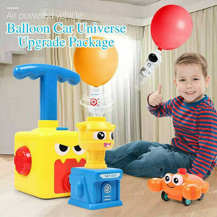 Balloon Powered Car Toy | Inertia Launch Vehicle for Kids Science Experiment