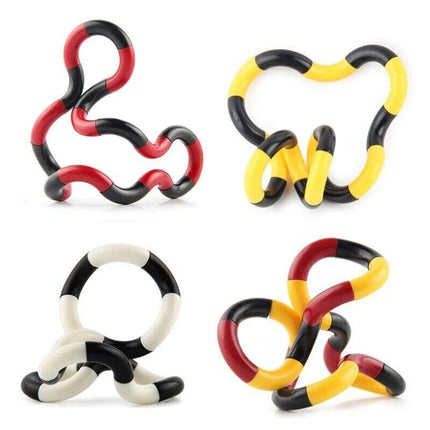 3Pcs Fidget String Tangle Toy Twist Sensory Aid for Stress & Anxiety Relief