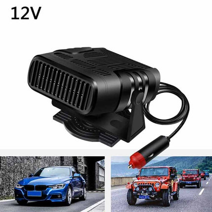 12V DC Portable Electric Car Heater Fan Defogger Defroster Demister