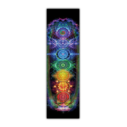 7 Chakra Wall Hanging 150cm – Meditation Tapestry, Yoga Decor, Reiki Spiritual Art