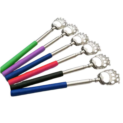 Extendable Bear Claw Back Scratcher, Portable Telescopic Massage Tool for Itch Relief