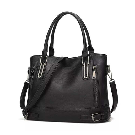 PU Leather Shoulder Tote Bag, Crossbody Purse for Women