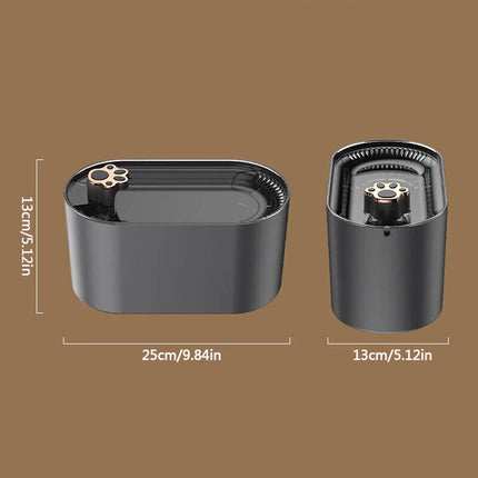 Smart LED Water Fountain Automatic Pet Drinking Dispenser 3L