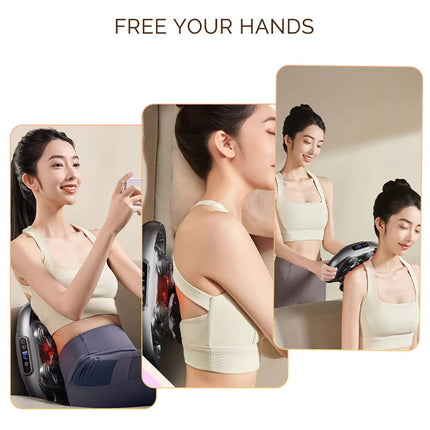 22-Head High-Frequency Fascia Massage Gun for Muscle Relief - AU