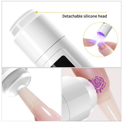 Mini UV LED Nail Lamp Portable Gel Polish Curing Dryer Light
