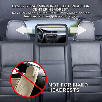 Wide-Angle Baby Car Seat Mirror – Safely Monitor Rear-Facing Infant & Toddler