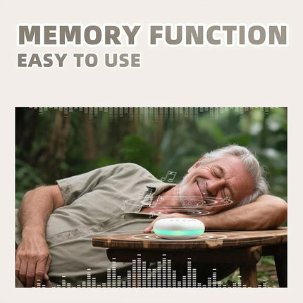 Portable White Noise Sound Machine 20 Sounds with RGB Light for Sleep Adults & Kids