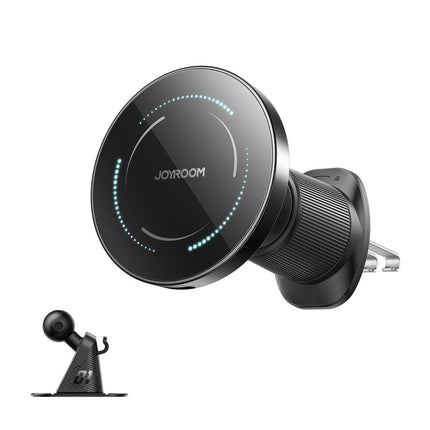 2-in-1 15W MagSafe Magnetic Wireless Car Charger Mount for Air Vent & Dashboard