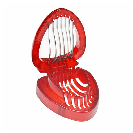 Stainless Steel Strawberry Slicer with Sharp Blade – Fruit Cutter Tool