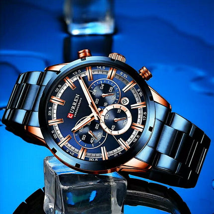 Men's Military Sport Silicone Watch with Calendar for Boys