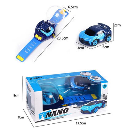 Cartoon Car Watch Toy RC Mini Vehicle Analog Watch Gift for Boys