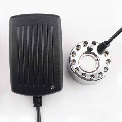 12 LED Mist Maker Fogger Fountain for Aquarium Rockery Humidifier