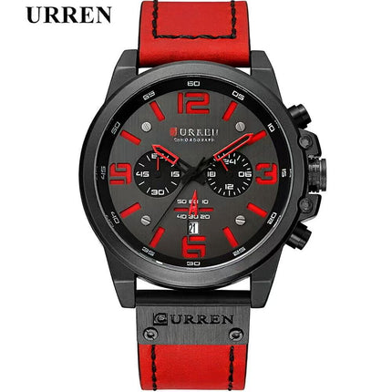 Men's Military Sport Silicone Watch with Calendar for Boys