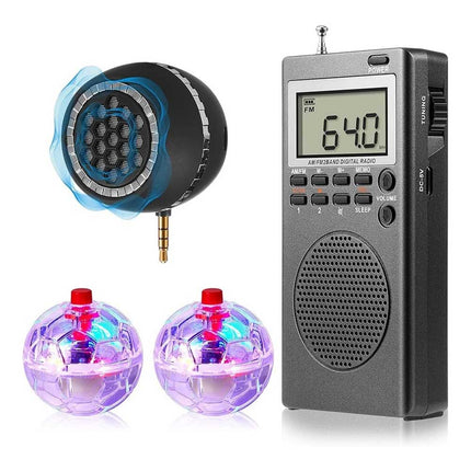 4Pcs Ghost Hunting Kit with 2 LED & Spirit Box Speaker