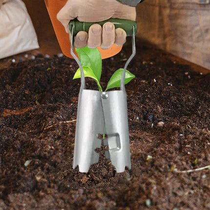Hand Bulb Planter Garden Tool for Soil Insertion, Flower Sowing and Grass Planting